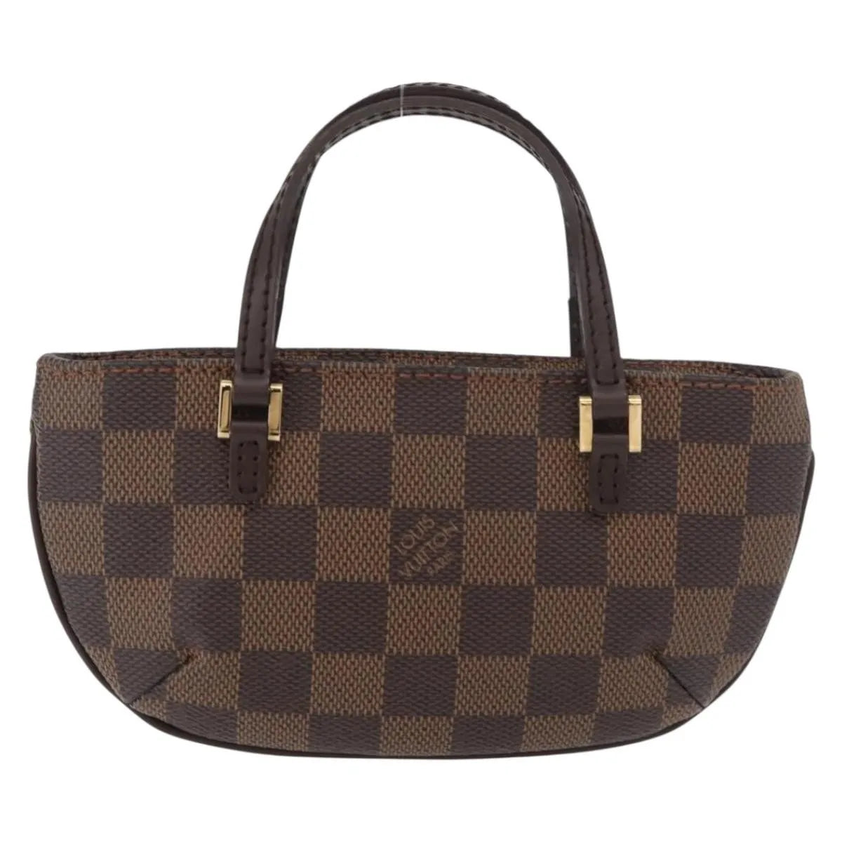 Louis Vuitton Manosque Pochette Damier Brown Canvas Clutche & Pouche Bag (Pre-Owned)