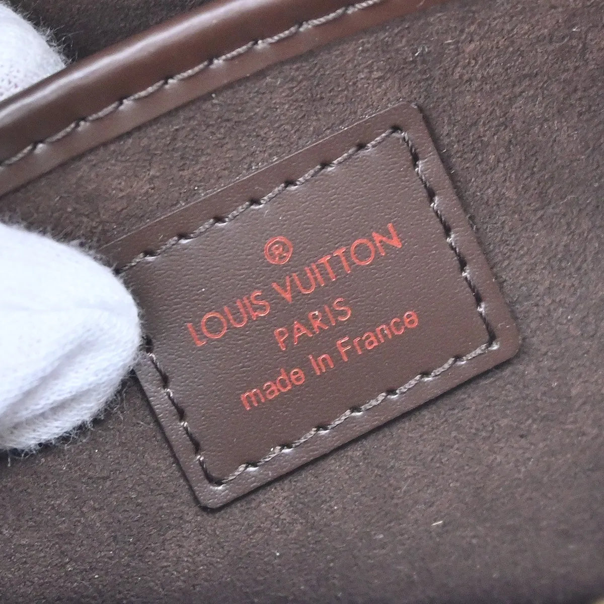 Louis Vuitton Pochette Saint Louis Damier Ebene Brown Canvas Clutche & Pouche Bag (Pre-Owned)
