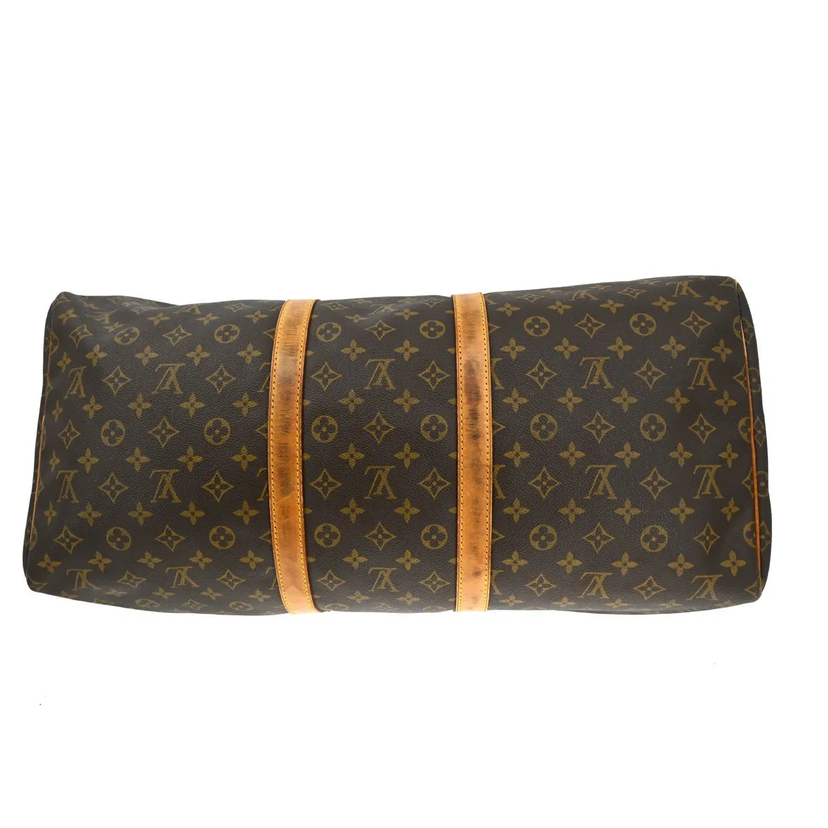 Louis Vuitton Keepall Bag Monogram Canvas Brown Canvas Travel Bag Bag (Pre-Owned)