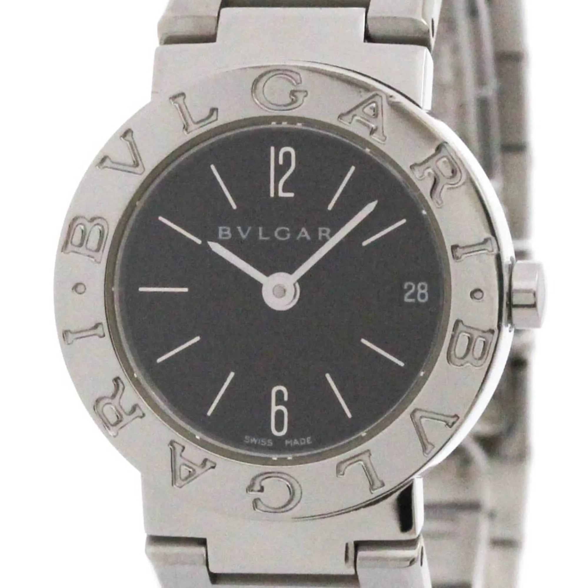 Bvlgari Bvlgari Quartz Stainless Steel Watch (Pre-Owned)