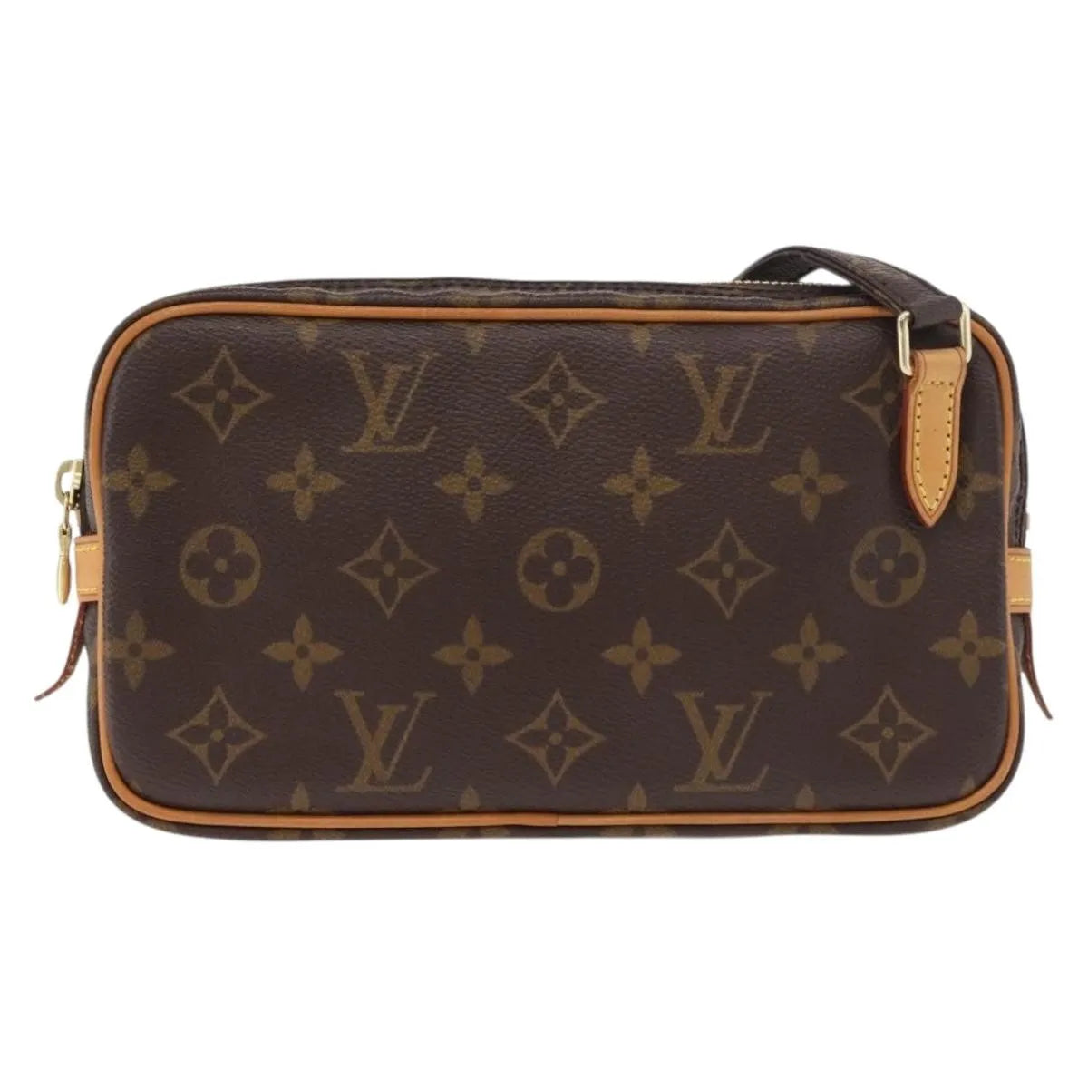 Louis Vuitton Pochette Marly Bandouliere Bag Monogram Canvas Brown Canvas Clutche & Pouche Bag (Pre-Owned)
