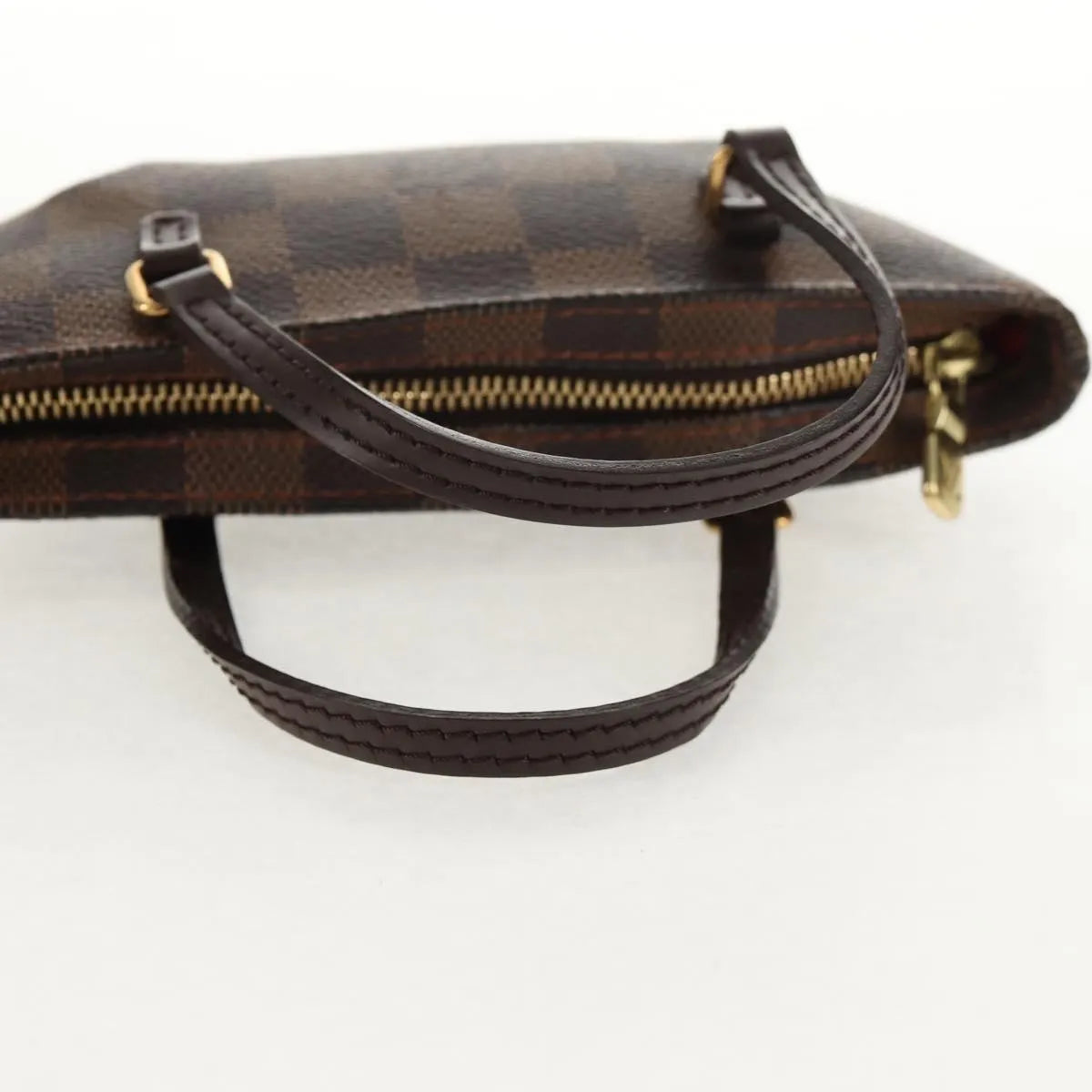 Louis Vuitton Manosque Pochette Damier Brown Canvas Clutche & Pouche Bag (Pre-Owned)