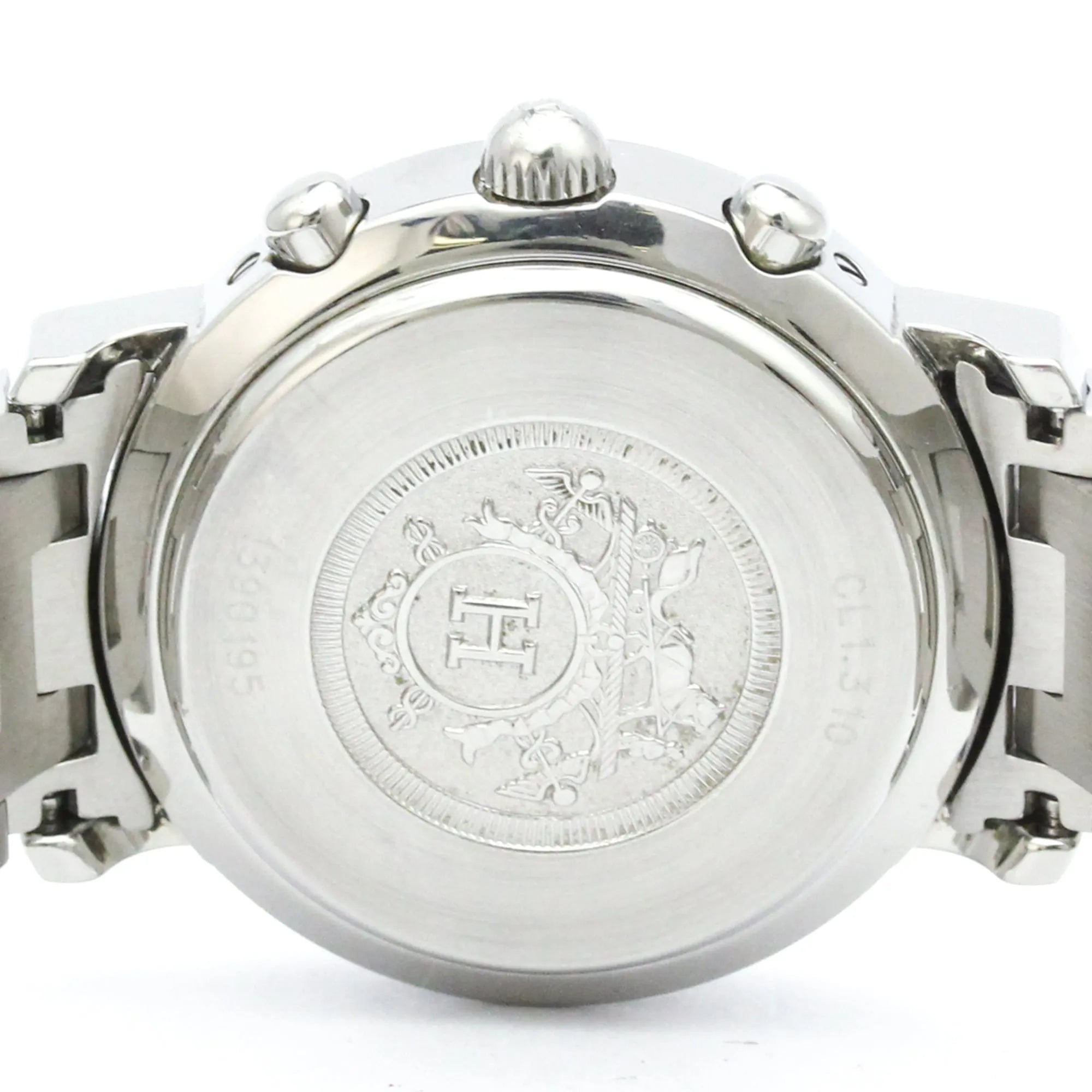 Hermes Clipper Chronograph Quartz Stainless Steel Watch (Pre-Owned)