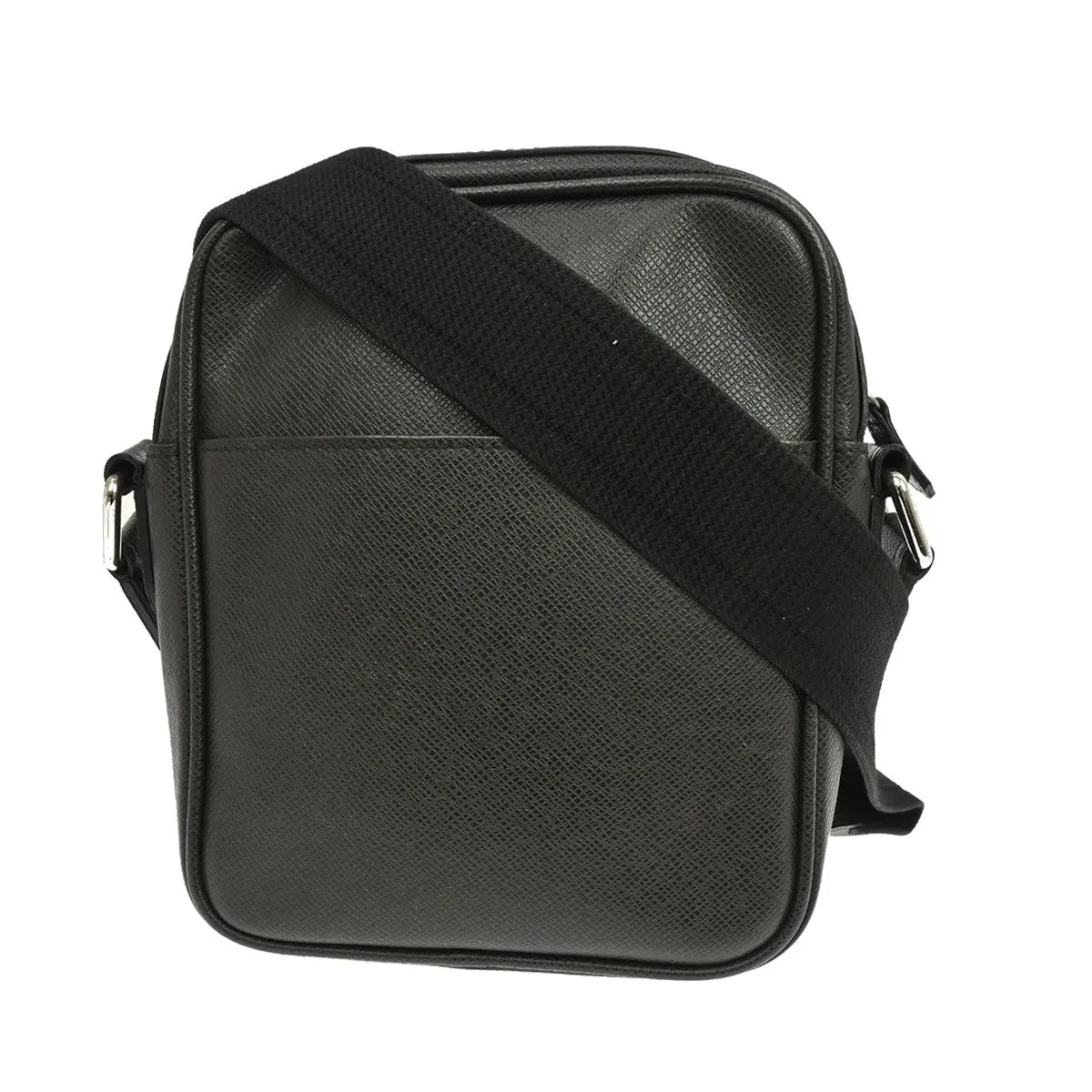Louis Vuitton Dimitri Messenger Taiga Leather Black Leather Shoulder Bag Bag (Pre-Owned)