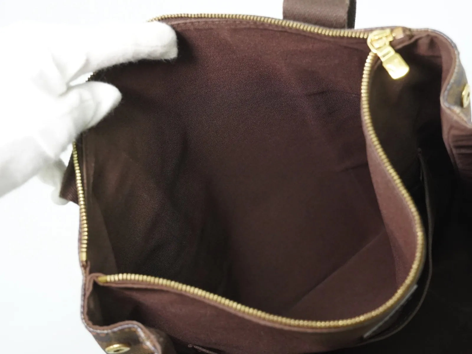 Louis Vuitton Beaubourg Damier Brown Canvas Tote Bag Bag (Pre-Owned)
