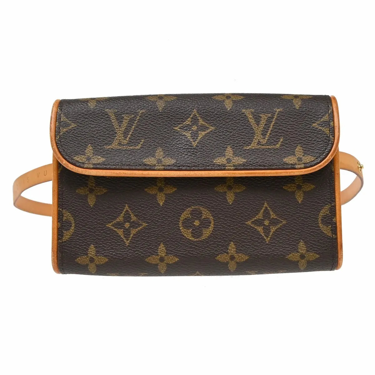 Louis Vuitton Florentine Pochette Monogram Canvas Brown Canvas Clutche & Pouche Bag (Pre-Owned)