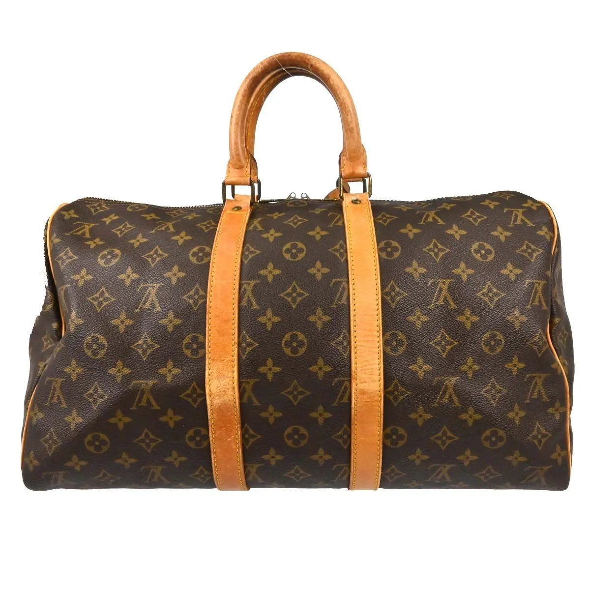 Louis Vuitton Keepall Monogram Canvas Brown Canvas Travel Bag Bag (Pre-Owned)