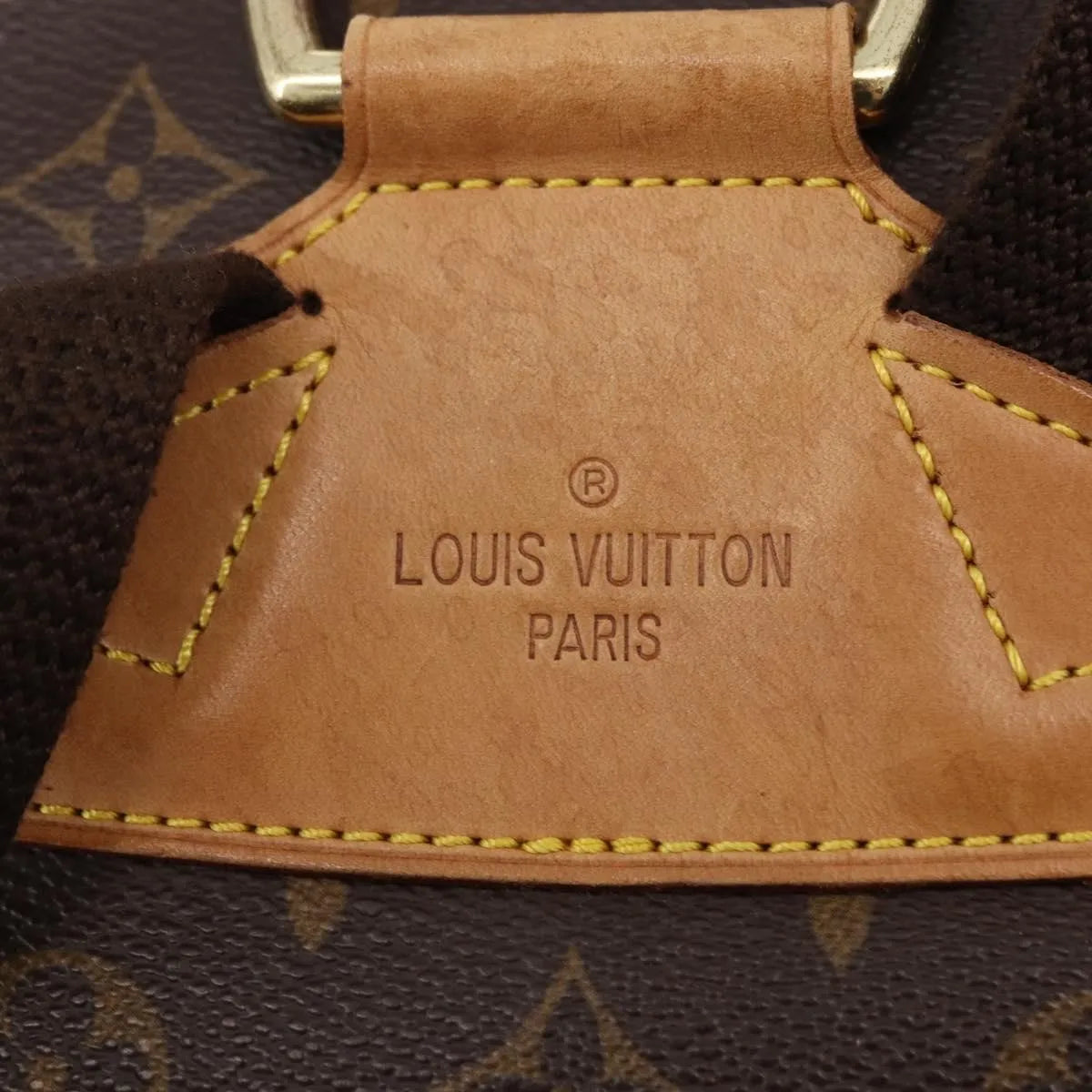 Louis Vuitton Montsouris Monogram Brown Canvas Backpack Bag (Pre-Owned)