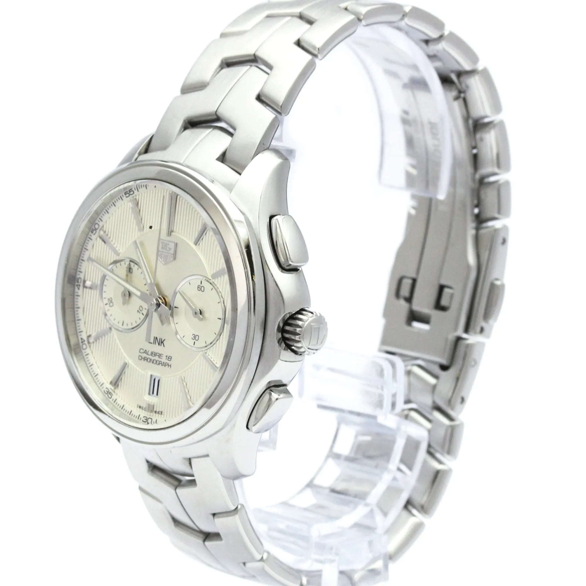 Tag Heuer Link Calibre 18 Automatic Stainless Steel Watch (Pre-Owned)