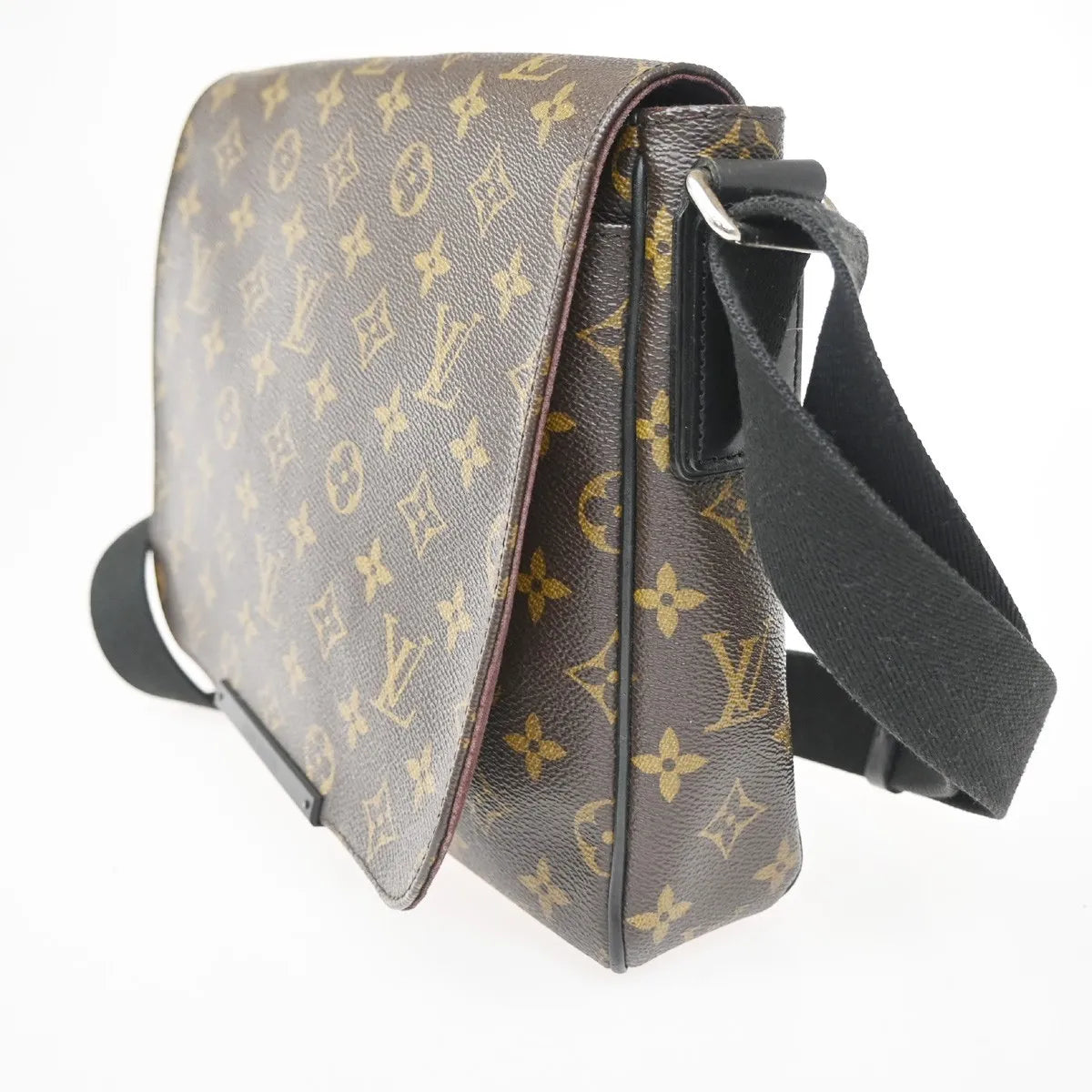 Louis Vuitton District Messenger Bag Macassar Monogram Canvas Brown Canvas Shoulder Bag Bag (Pre-Owned)