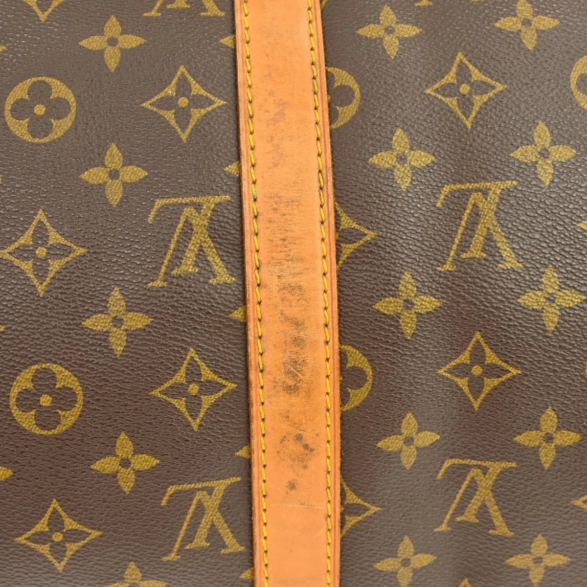 Louis Vuitton Keepall Monogram Canvas Brown Canvas Travel Bag Bag (Pre-Owned)