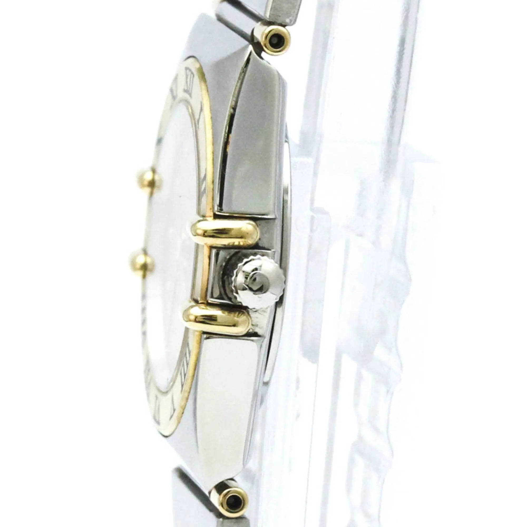 Omega Constellation Quartz Stainless Steel And Yellow Gold Watch (Pre-Owned)