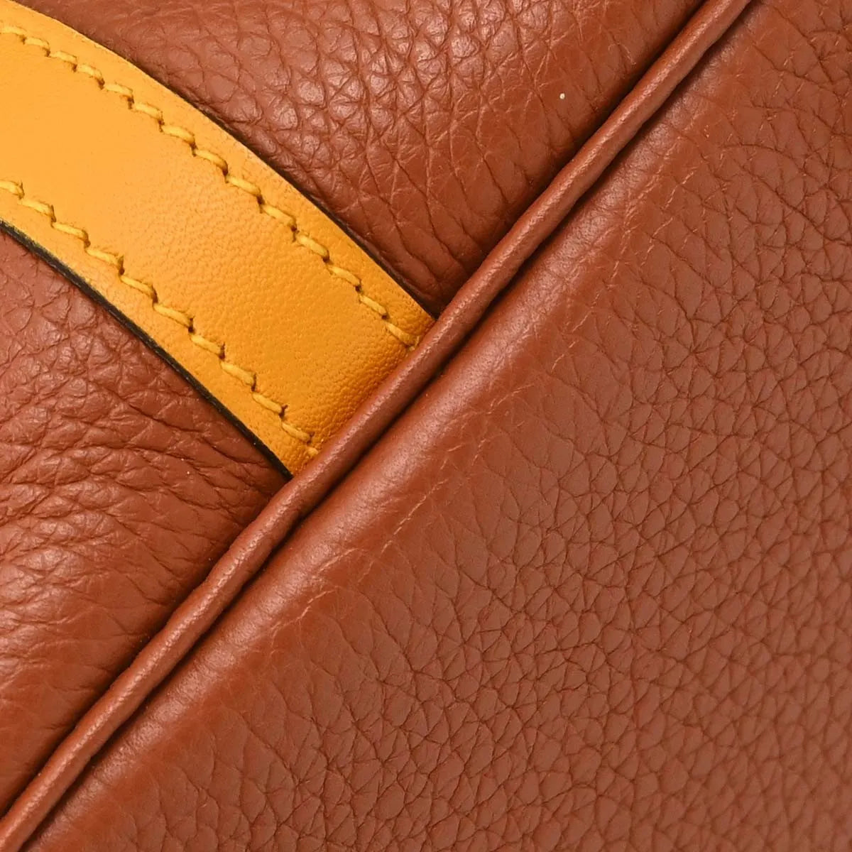 Hermes Picotin Lock Clemence Brown Leather Handbag (Pre-Owned)