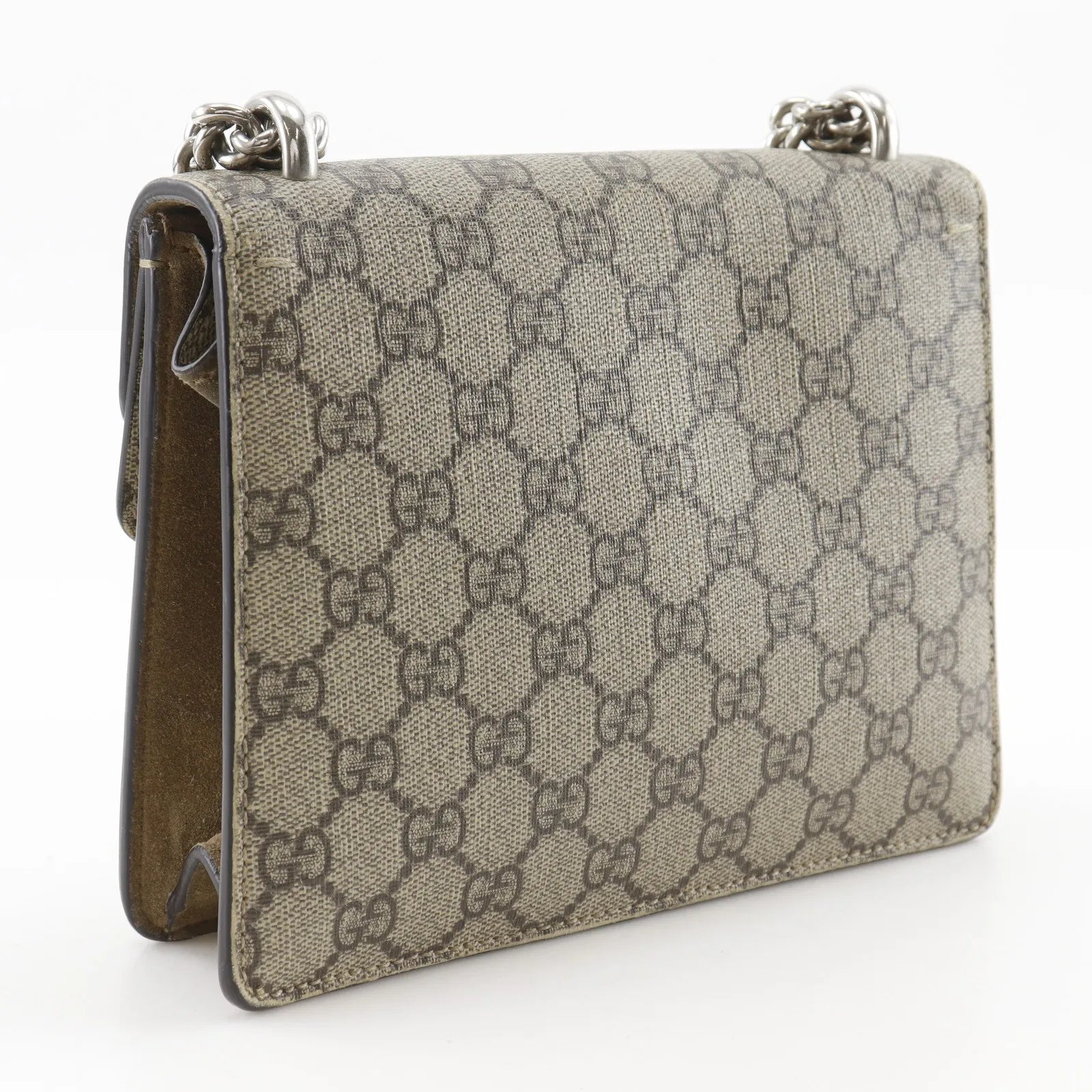 Gucci Dionysus Gg Coated Canvas Brown Canvas Shoulder Bag Bag (Pre-Owned)