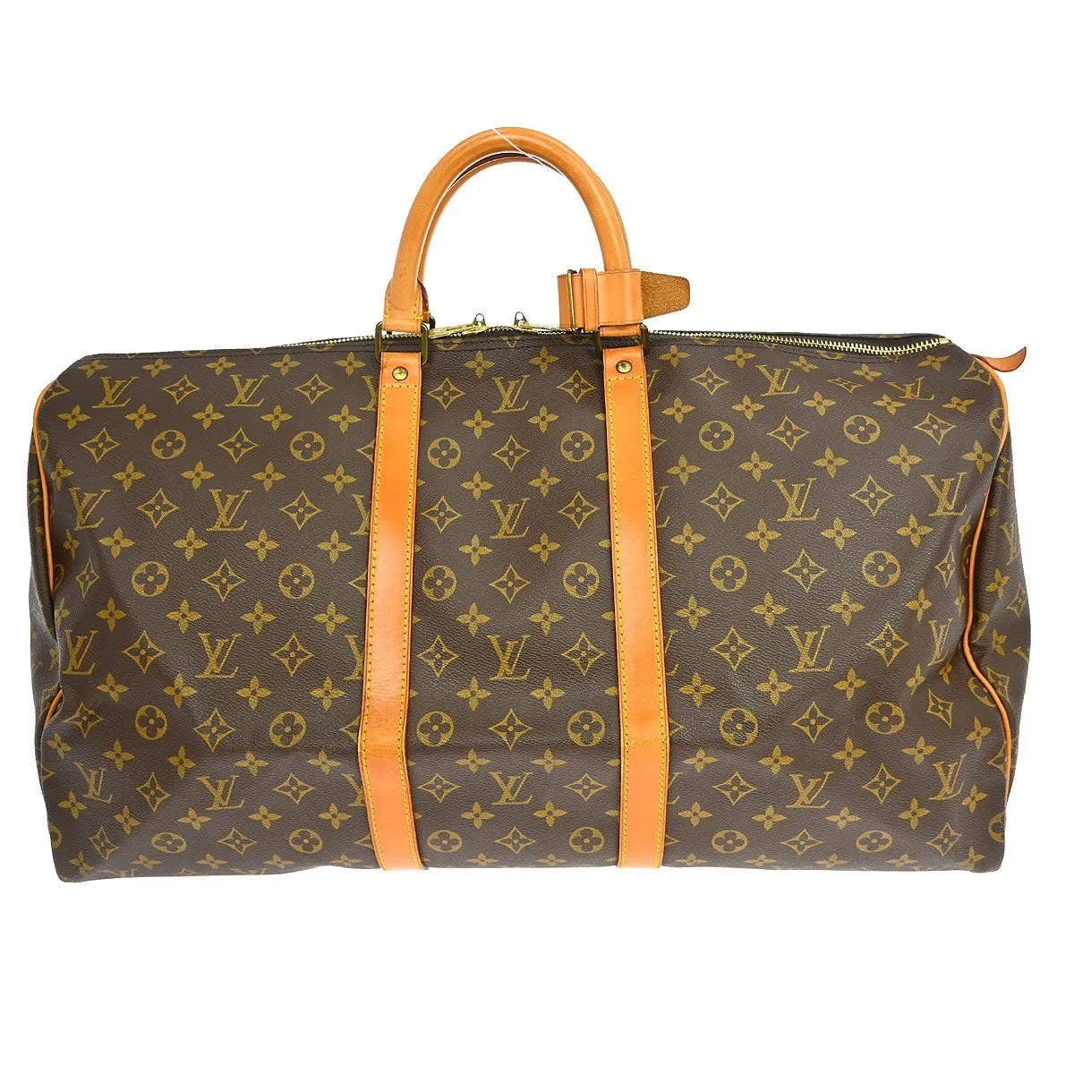 Louis Vuitton Keepall Monogram Canvas Brown Canvas Travel Bag Bag (Pre-Owned)