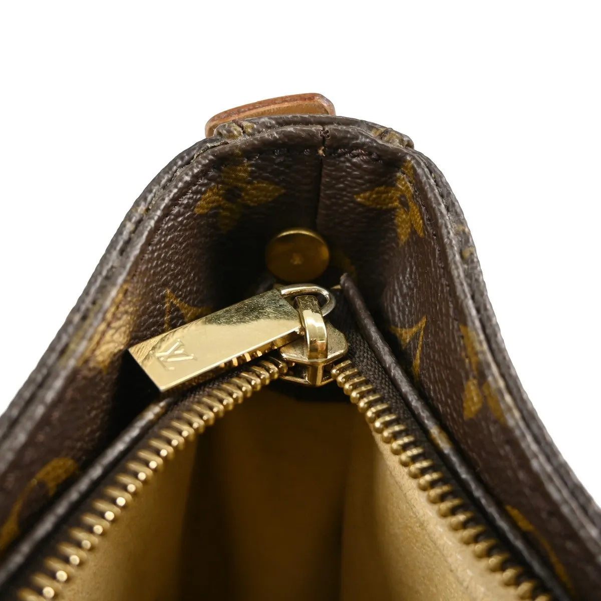 Louis Vuitton Monogram Looping Monogram Canvas Brown Canvas Handbag (Pre-Owned)