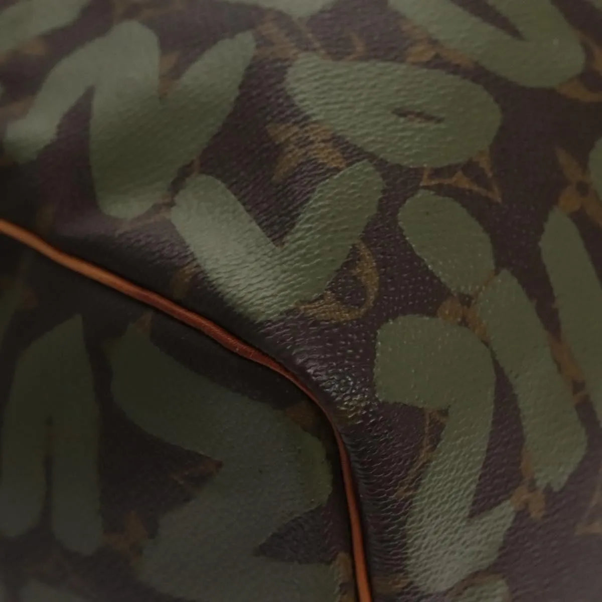 Louis Vuitton Keepall Limited Khaki Canvas Travel Bag Bag (Pre-Owned)
