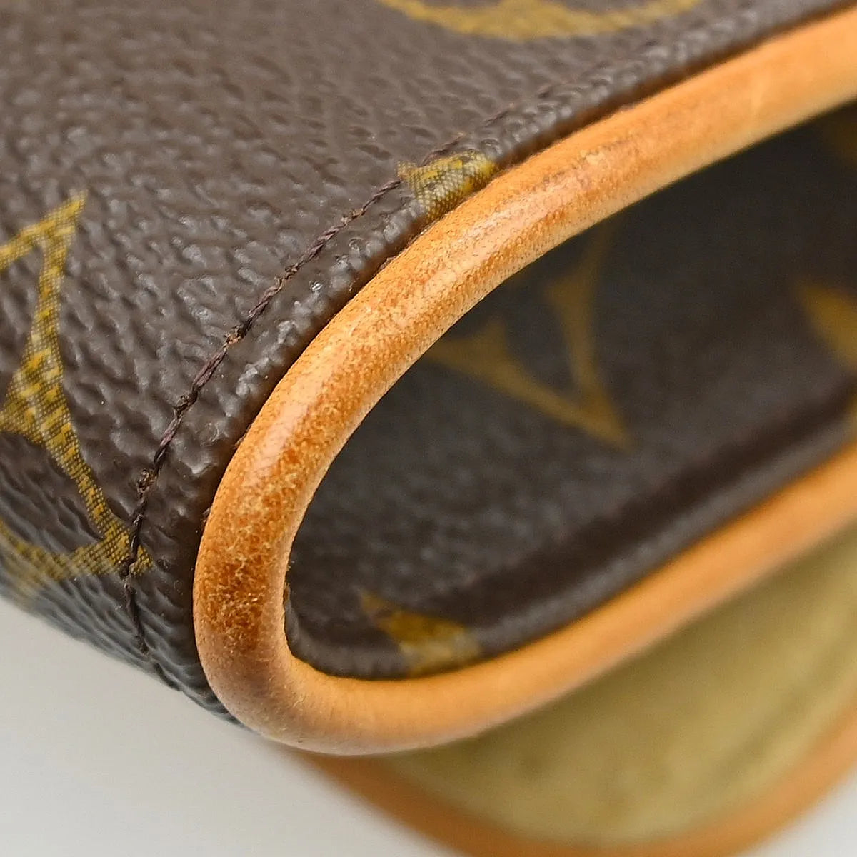 Louis Vuitton Twin Monogram Canvas Brown Canvas Clutche & Pouche Bag (Pre-Owned)