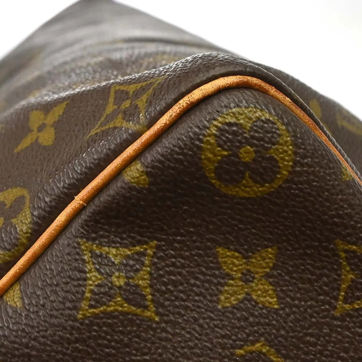 Louis Vuitton Speedy Handbag Monogram Canvas Brown Canvas Handbag (Pre-Owned)