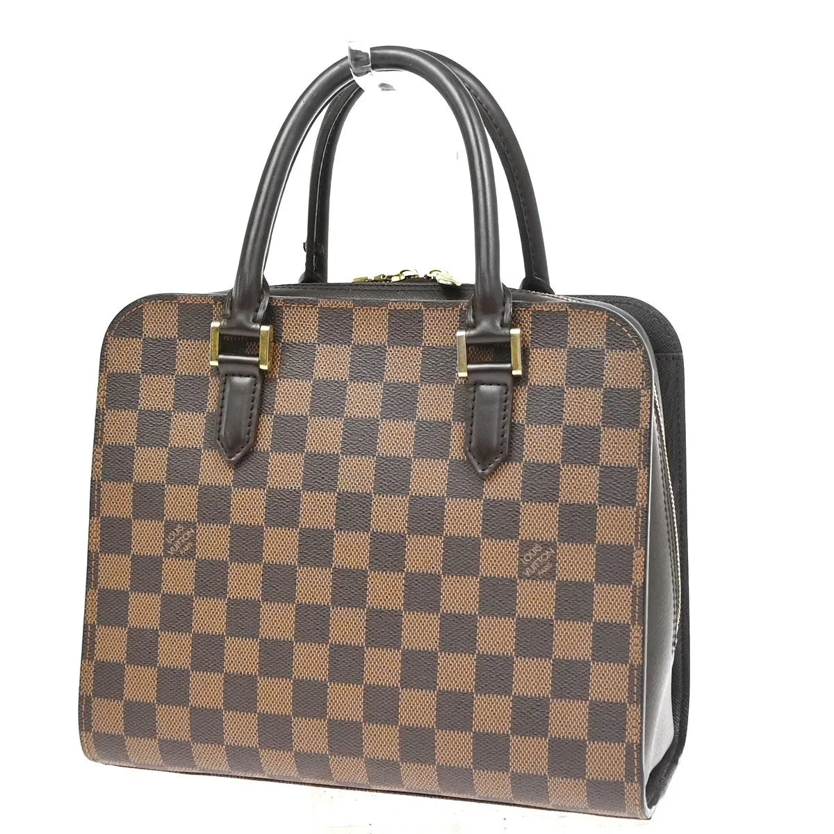 Louis Vuitton Triana Damier Brown Leather Handbag (Pre-Owned)