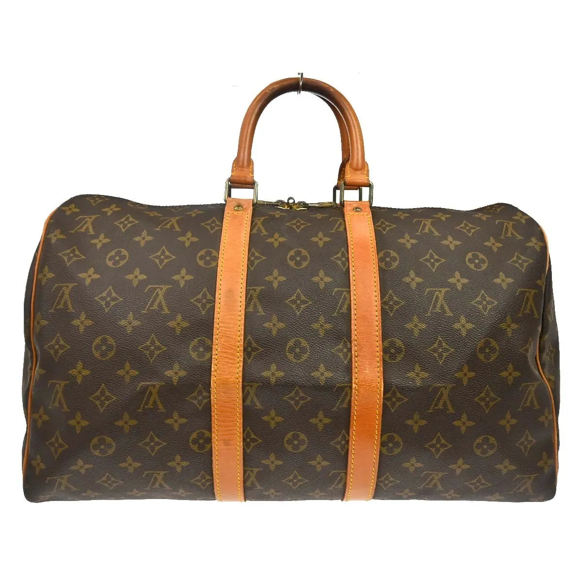 Louis Vuitton Keepall Monogram Canvas Brown Canvas Travel Bag Bag (Pre-Owned)