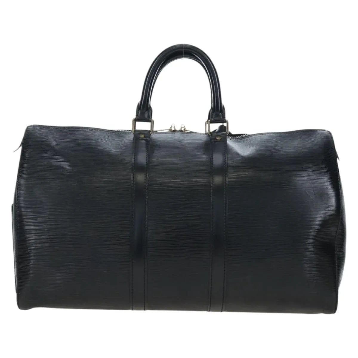 Louis Vuitton Keepall Epi Black Leather Travel Bag Bag (Pre-Owned)