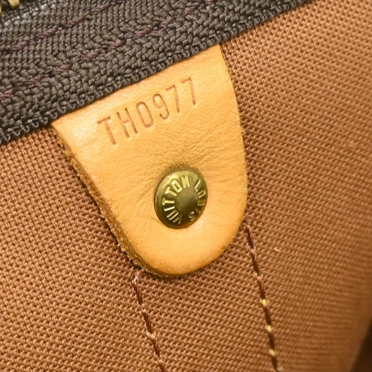 Louis Vuitton Keepall Bandouliere Monogram Canvas Brown Canvas Travel Bag Bag (Pre-Owned)