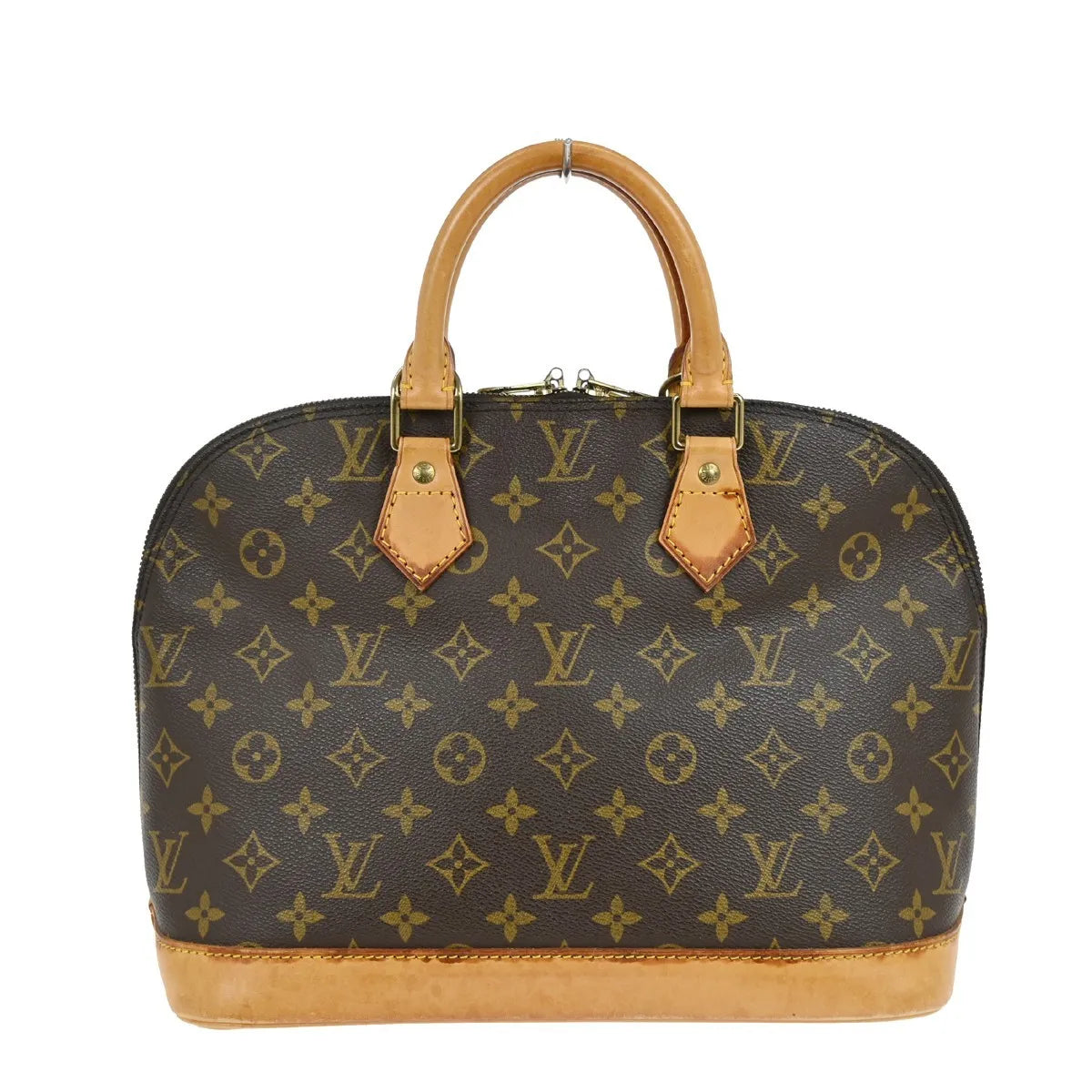 Louis Vuitton Alma Monogram Canvas Brown Canvas Handbag (Pre-Owned)