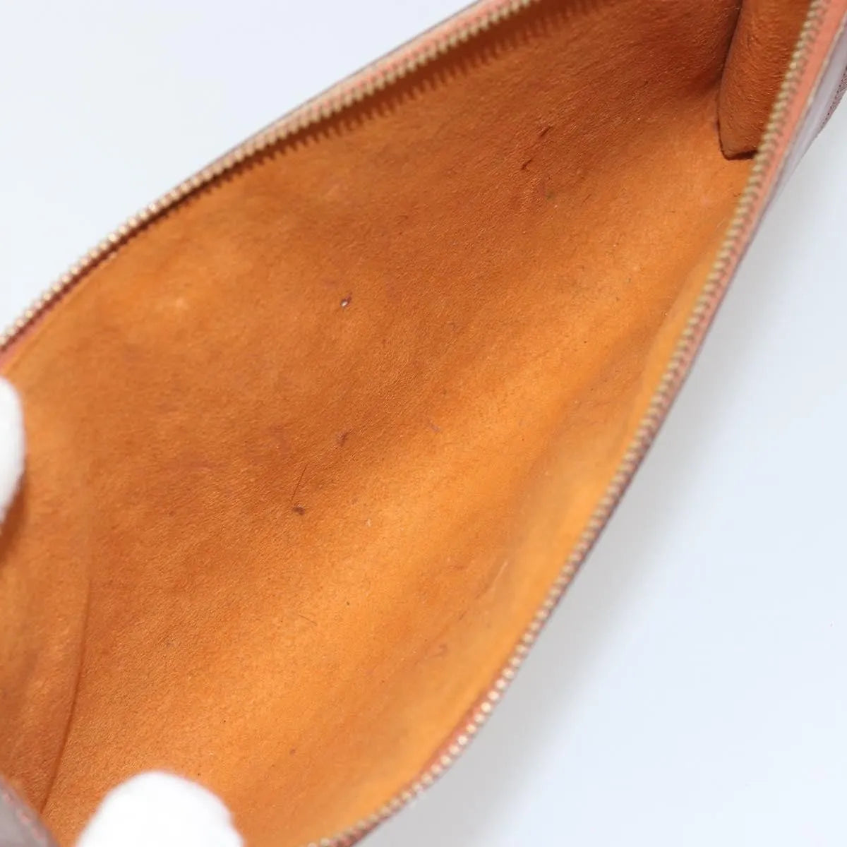Louis Vuitton Pochette Accessoires Epi Brown Leather Clutche & Pouche Bag (Pre-Owned)