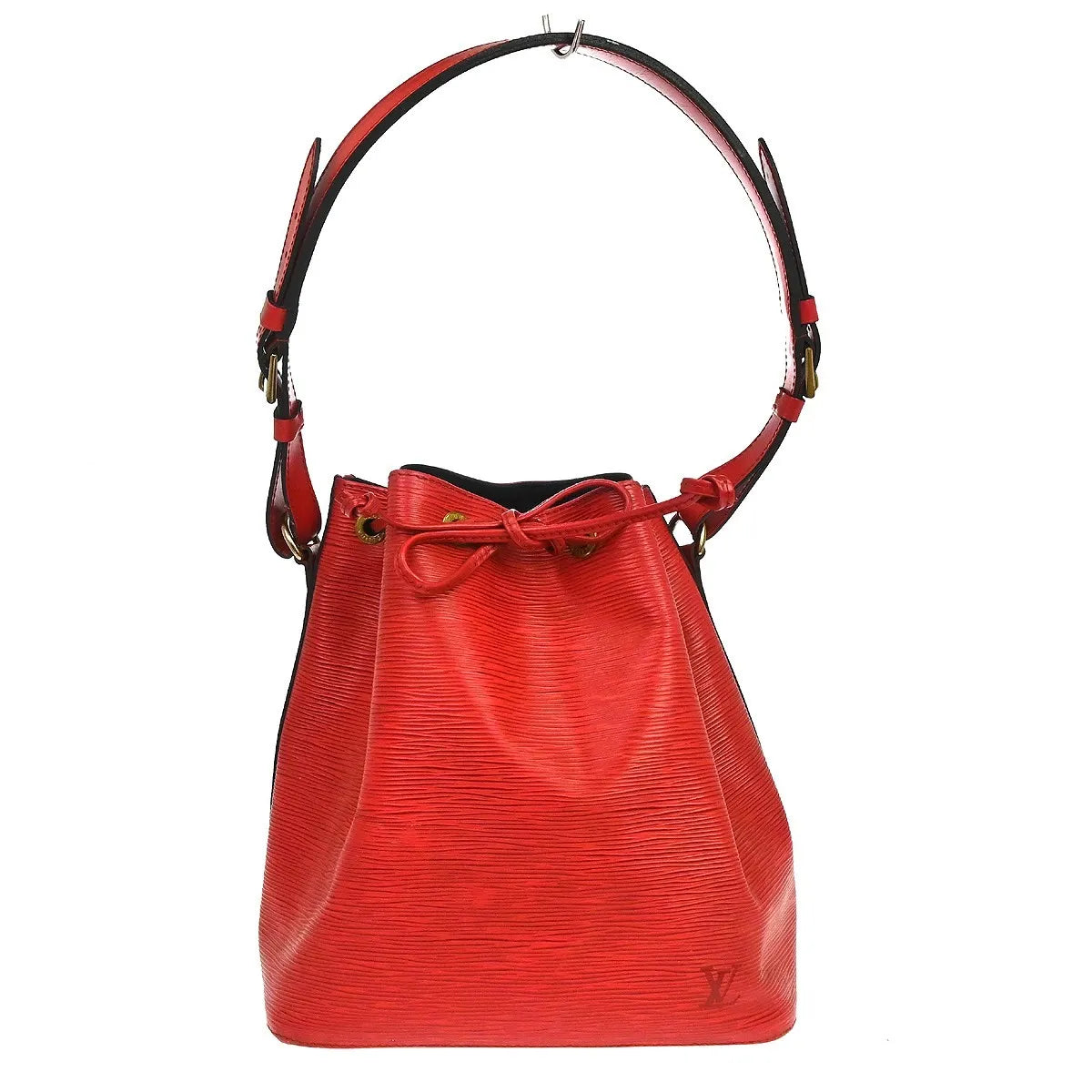 Louis Vuitton Petit Noe Epi Leather Red Leather Shoulder Bag Bag (Pre-Owned)