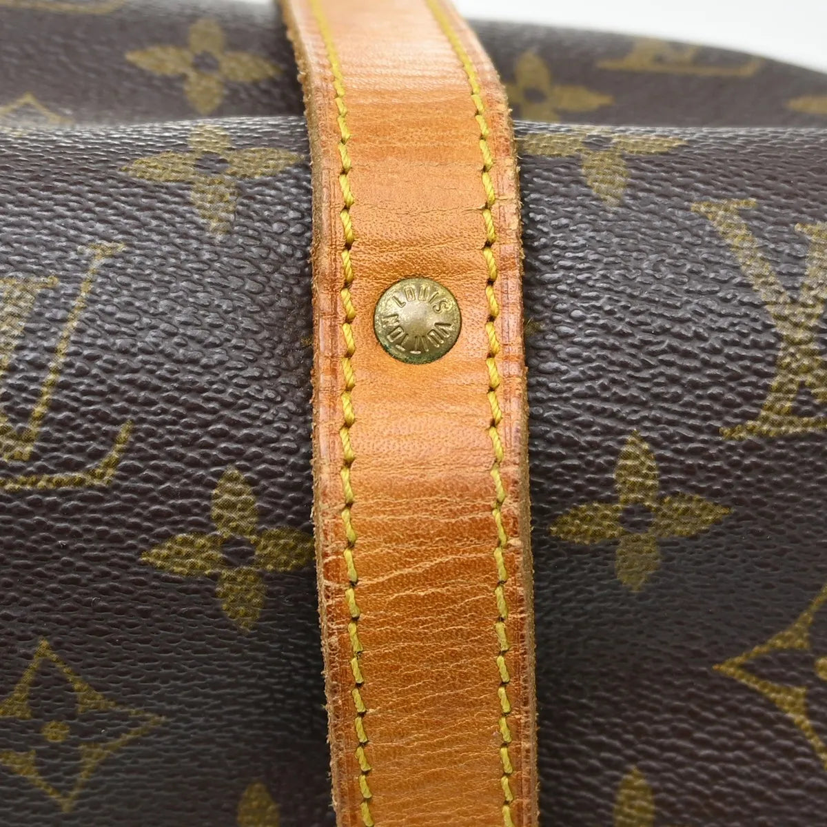Louis Vuitton Saumur Monogram Canvas Brown Canvas Shoulder Bag Bag (Pre-Owned)
