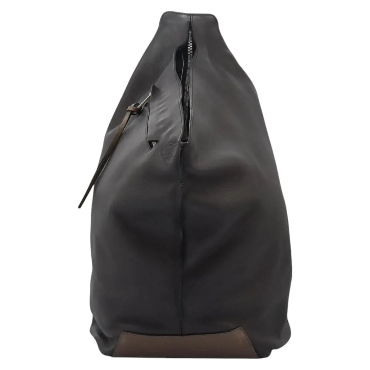 Loewe Anton Sling Bag Leather Gray Leather Backpack Bag (Pre-Owned)
