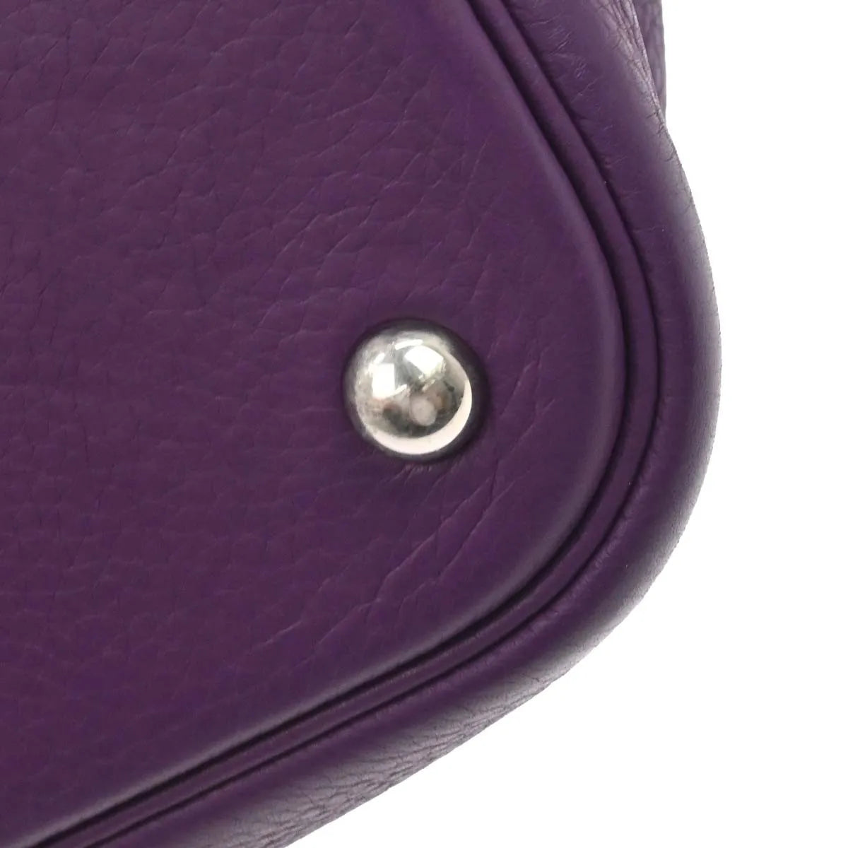 Hermes Bolide Taurillon Purple Leather Handbag (Pre-Owned)