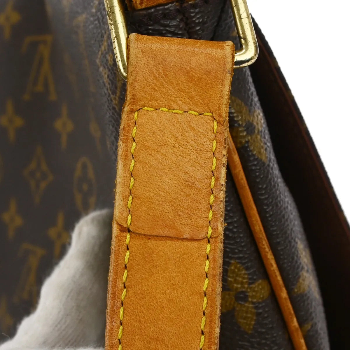 Louis Vuitton Musette Salsa Handbag Monogram Canvas Brown Canvas Shoulder Bag Bag (Pre-Owned)