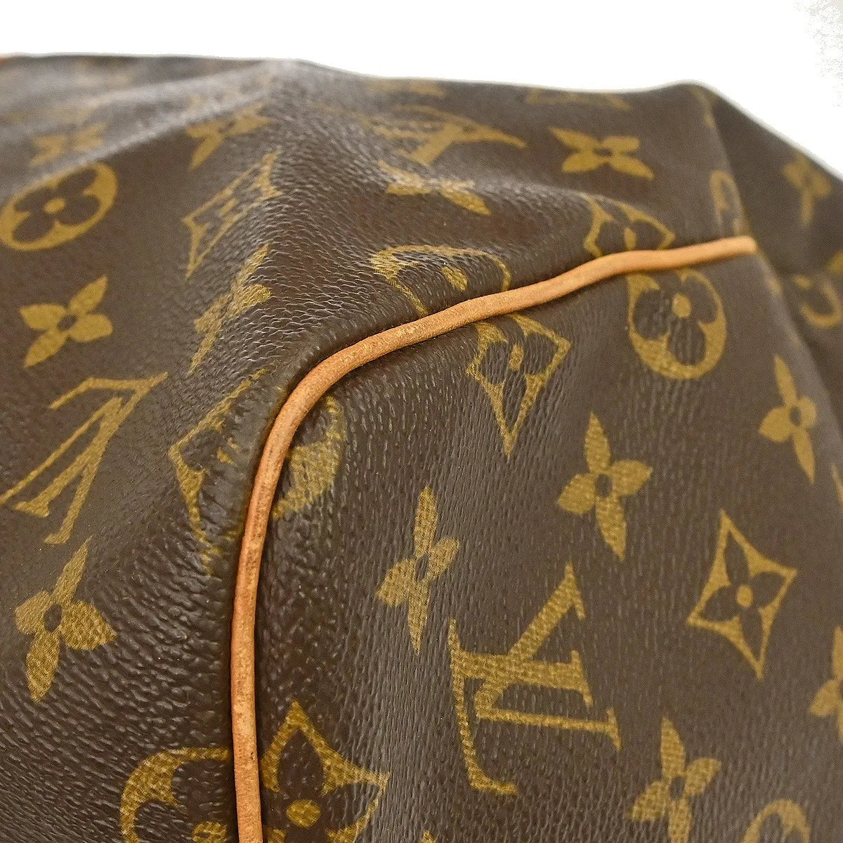 Louis Vuitton Keepall Bandouliere Monogram Canvas Brown Canvas Travel Bag Bag (Pre-Owned)
