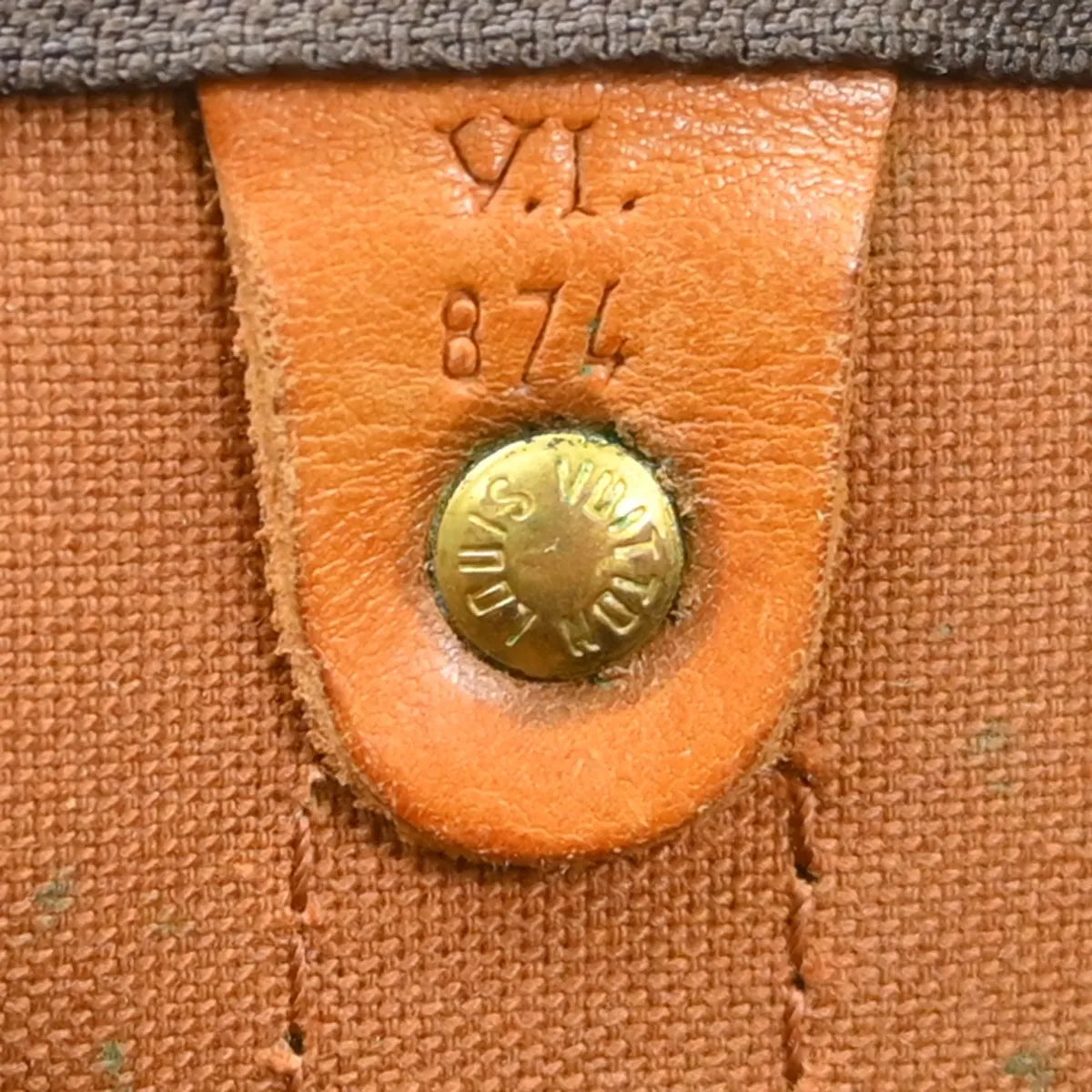 Louis Vuitton Keepall Bag Monogram Canvas Brown Canvas Travel Bag Bag (Pre-Owned)