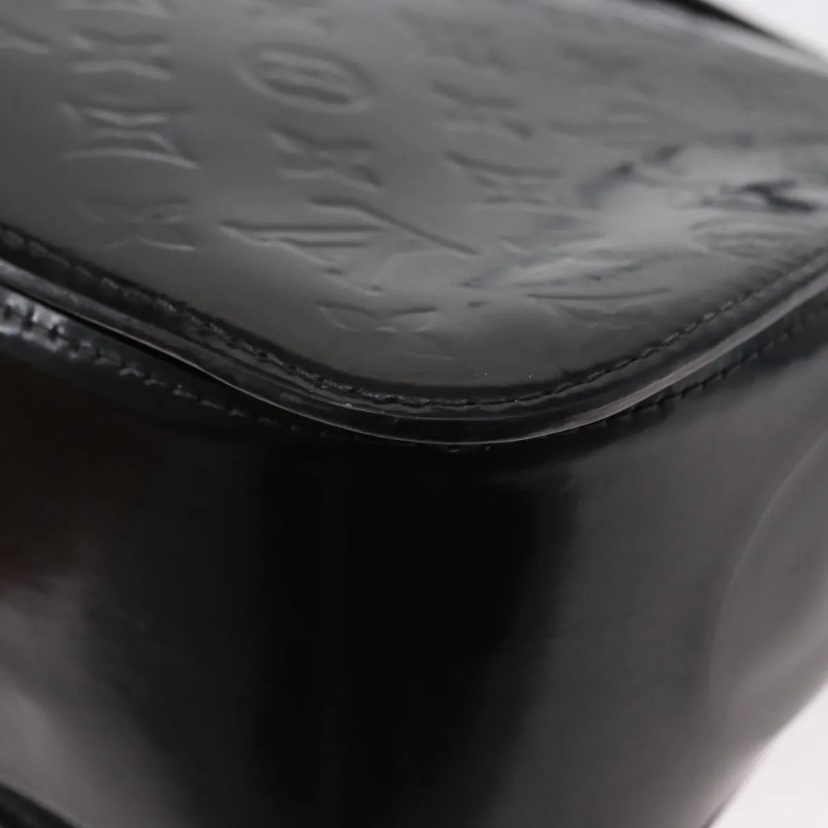 Louis Vuitton Mirada Monogram Vernis Black Patent_Leather Handbag (Pre-Owned)