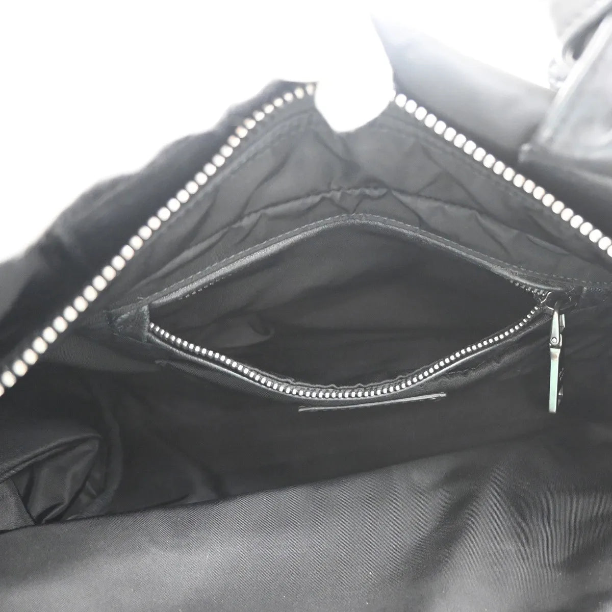 Prada Convertible Double Tote Tessuto Black Nylon Handbag (Pre-Owned)
