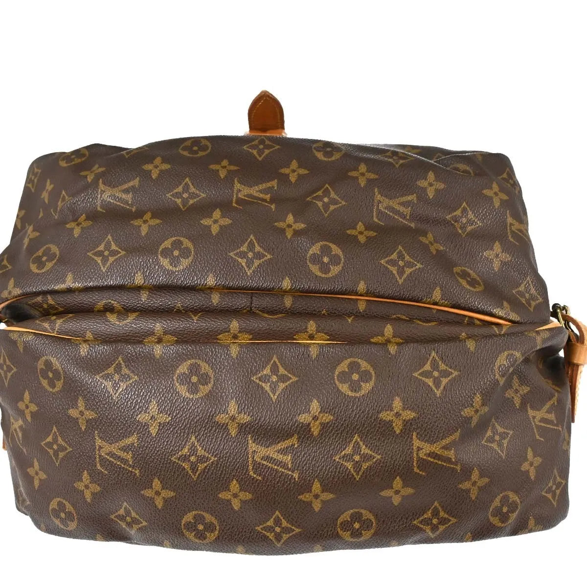 Louis Vuitton Saumur Monogram Canvas Brown Canvas Shoulder Bag Bag (Pre-Owned)