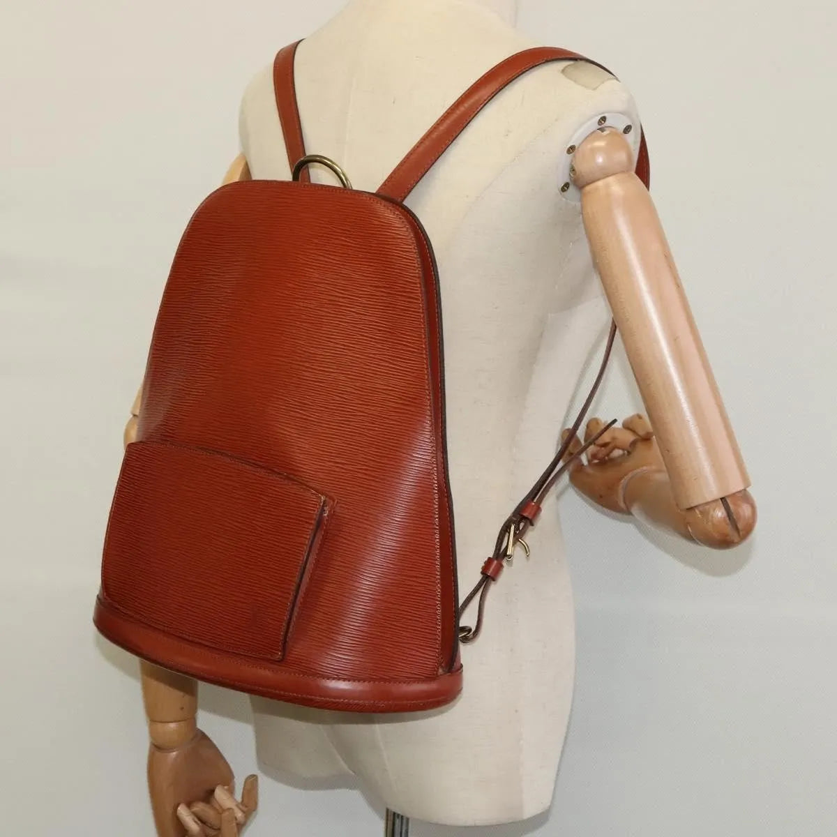 Louis Vuitton Gobelins Epi Leather Brown Leather Backpack Bag (Pre-Owned)