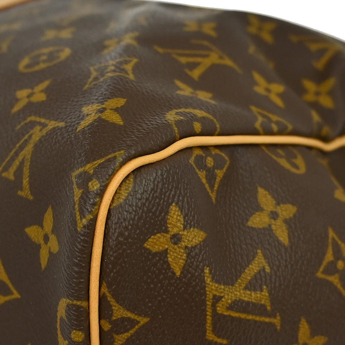 Louis Vuitton Keepall Bag Monogram Canvas Brown Canvas Travel Bag Bag (Pre-Owned)
