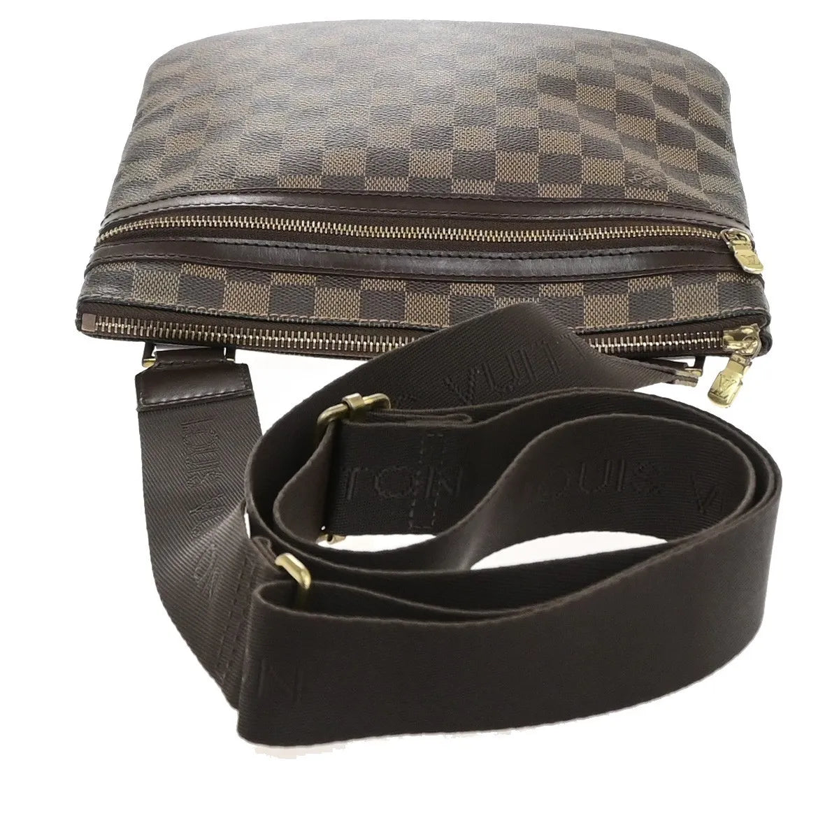 Louis Vuitton Bosphore Pochette Damier Brown Canvas Shoulder Bag Bag (Pre-Owned)