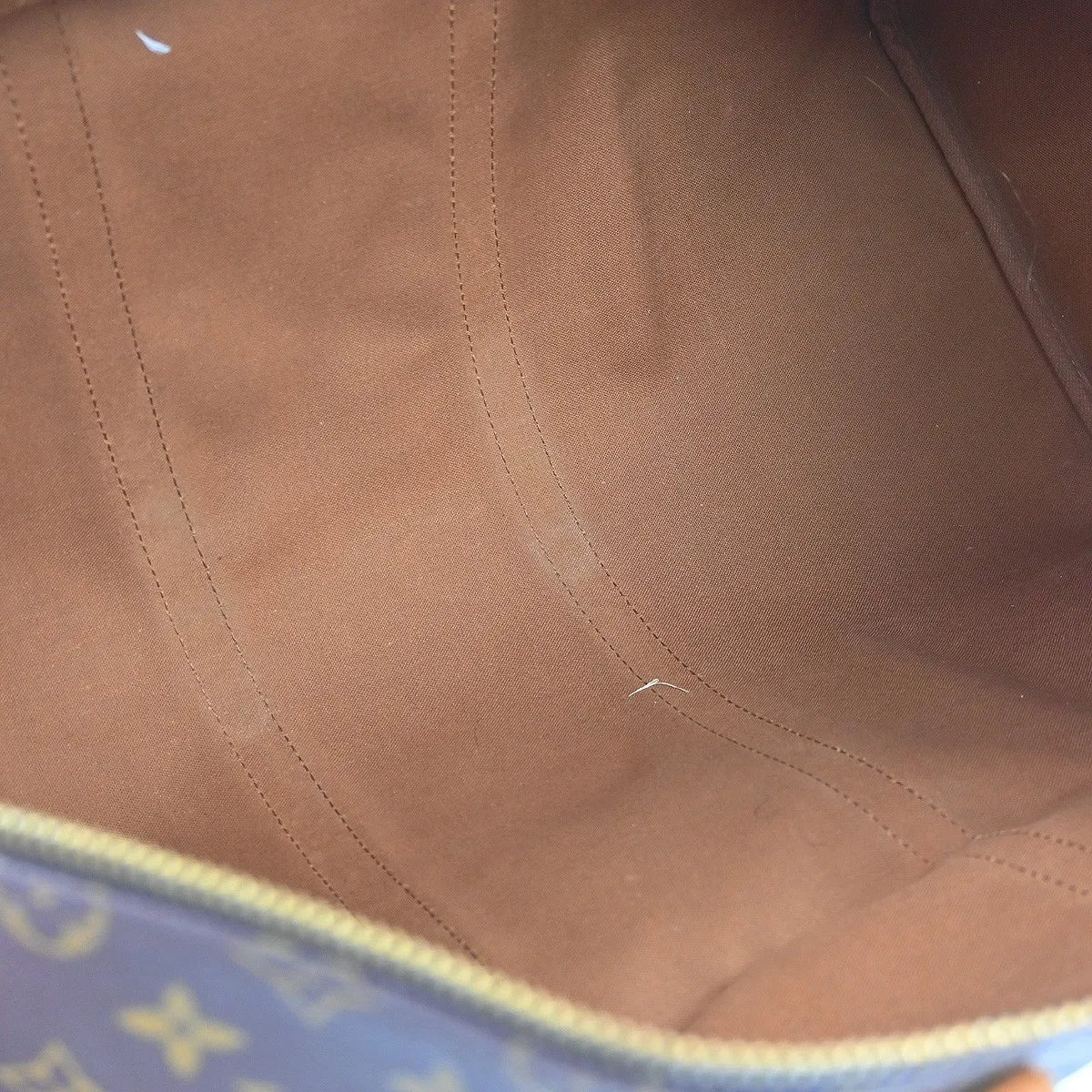 Louis Vuitton Keepall Monogram Canvas Brown Canvas Travel Bag Bag (Pre-Owned)