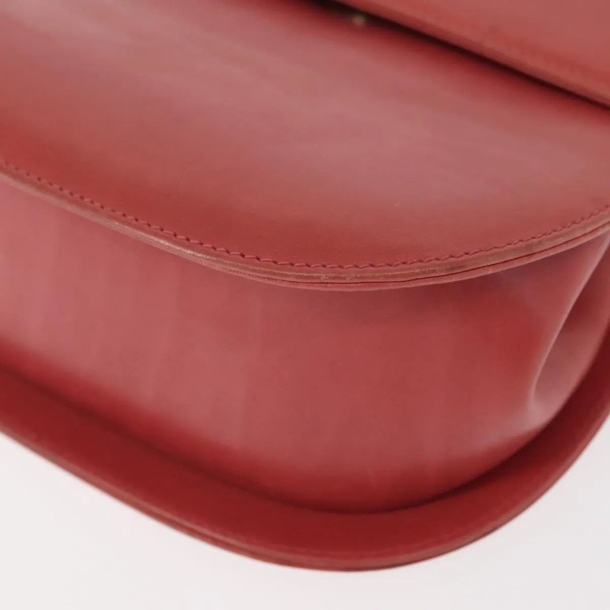 Salvatore Ferragamo Gancini Leather Pink Leather Shoulder Bag Bag (Pre-Owned)