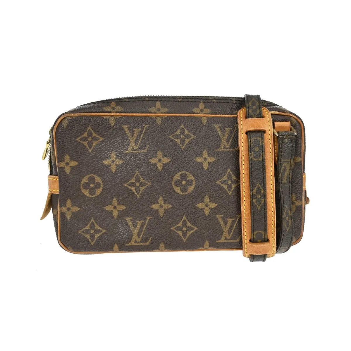 Louis Vuitton Pochette Marly Bandouliere Monogram Canvas Brown Canvas Shoulder Bag Bag (Pre-Owned)