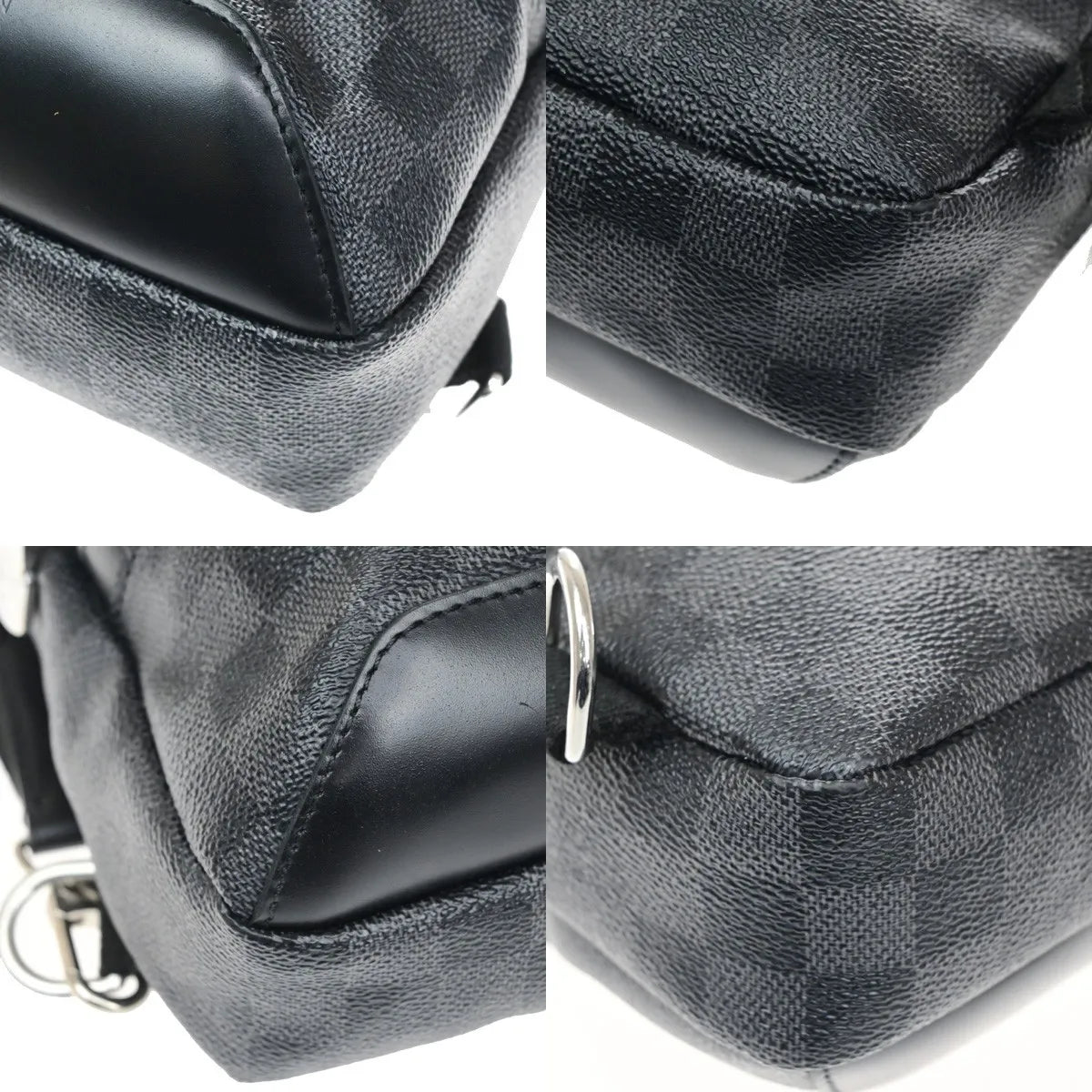 Louis Vuitton Avenue Sling Damier Graphite Gray Canvas Shoulder Bag Bag (Pre-Owned)