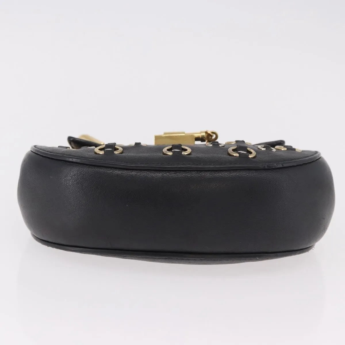 Chloe Drew Leather Black Leather Shoulder Bag Bag (Pre-Owned)