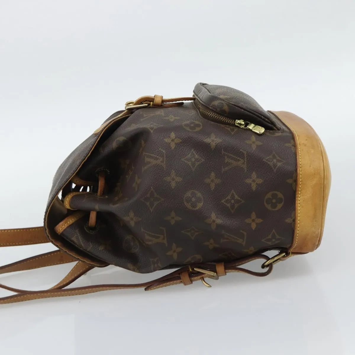 Louis Vuitton Montsouris Monogram Brown Canvas Backpack Bag (Pre-Owned)