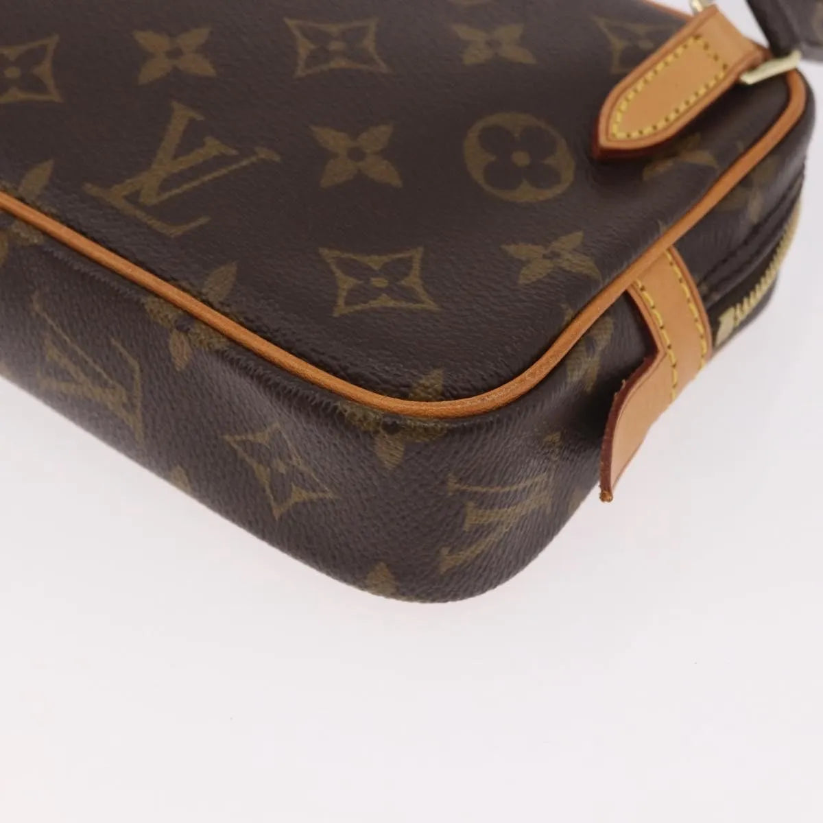 Louis Vuitton Pochette Marly Bandouliere Bag Monogram Canvas Brown Canvas Clutche & Pouche Bag (Pre-Owned)