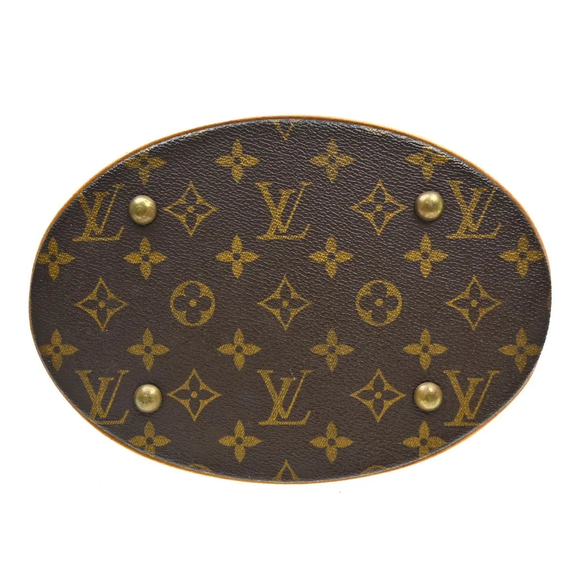 Louis Vuitton Petit Bucket Bag Monogram Canvas Brown Canvas Tote Bag Bag (Pre-Owned)